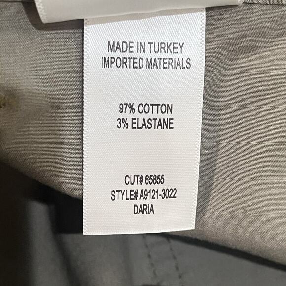 AGOLDE Daria Utility Pant Womens 27 Green Duffle Cargo Cropped Casual - Picture 10 of 12